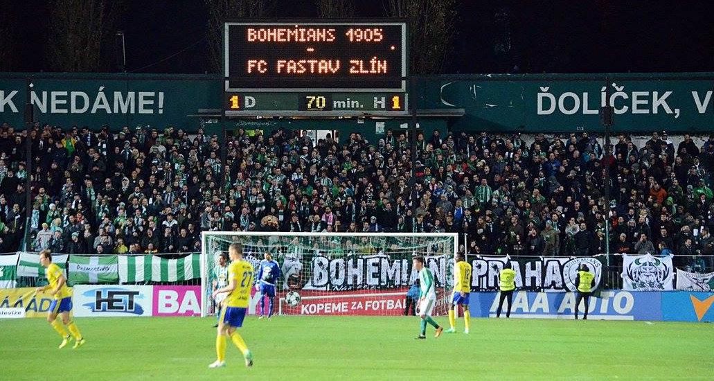 Bohemians Praha 1905 – FC Fastav Zlín 1:1