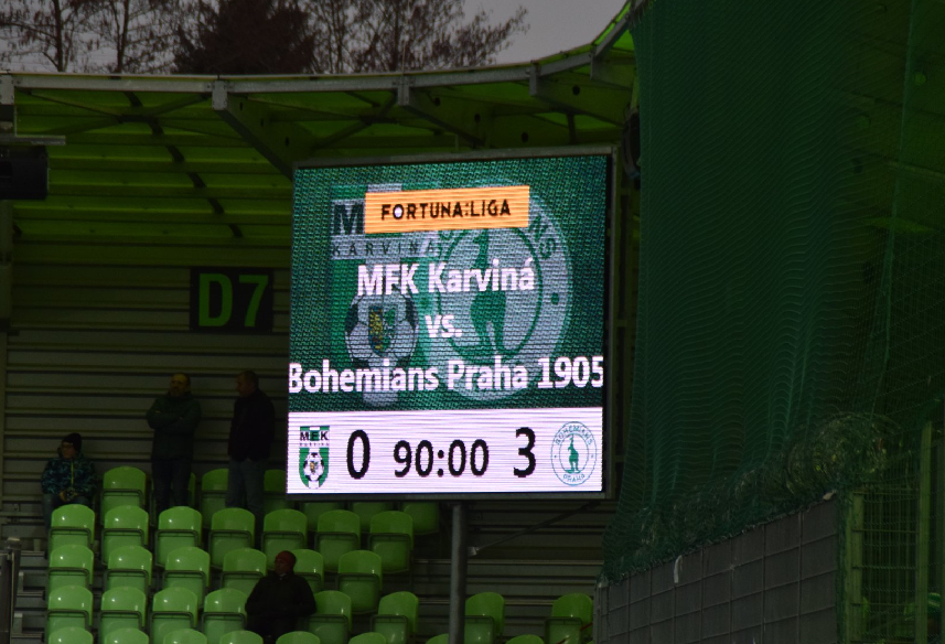 MFK Karviná – Bohemians Praha 1905 0:3