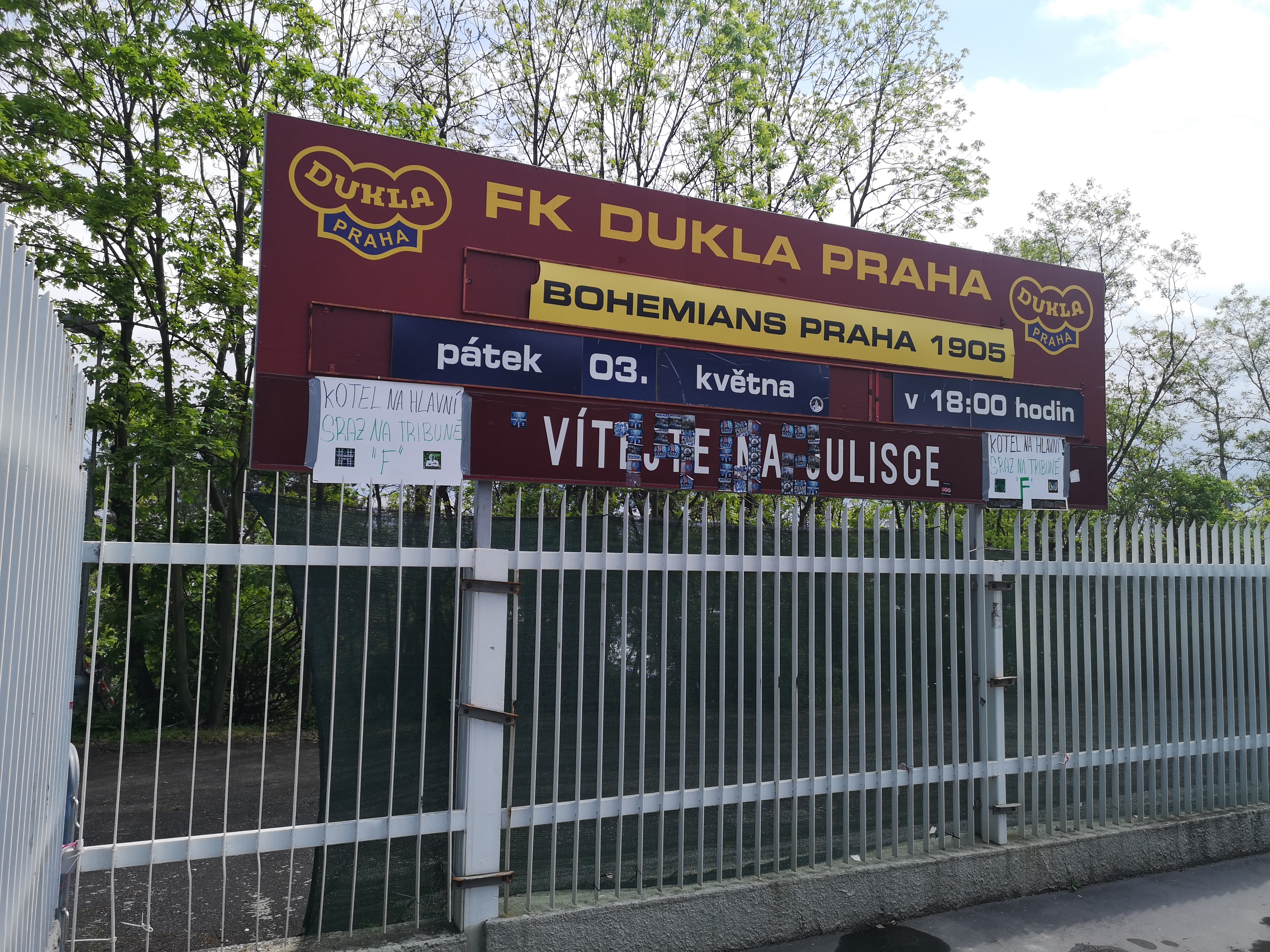 FK Dukla Praha – Bohemians Praha 1905 1:1